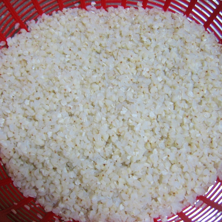 ここが大切(*≧ڡ≦*)そば米を美味しく作る手順